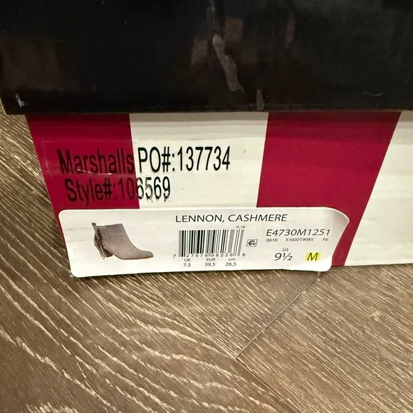 Circus by Sam Edelman gray suede booties with fringe size 9.5 - Picture 4 of 6